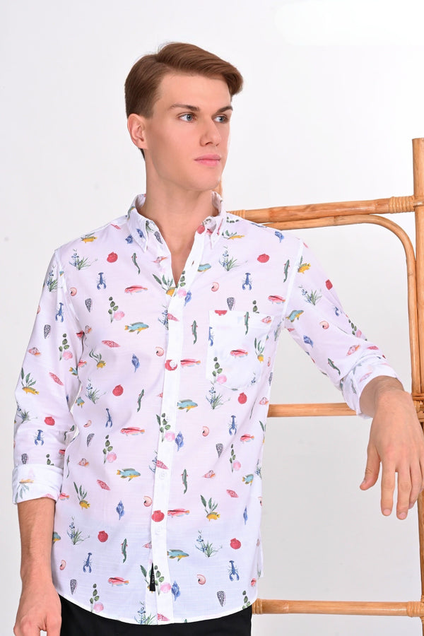 Oliver Multicolor Printed Shirt (image 5)