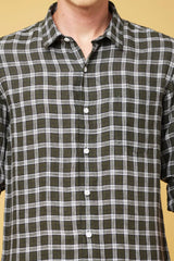 Olive Green Cotton Shirt for Stylish Comfort and Versatile Fashion