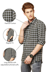 Olive Green Cotton Shirt for Stylish Comfort and Versatile Fashion