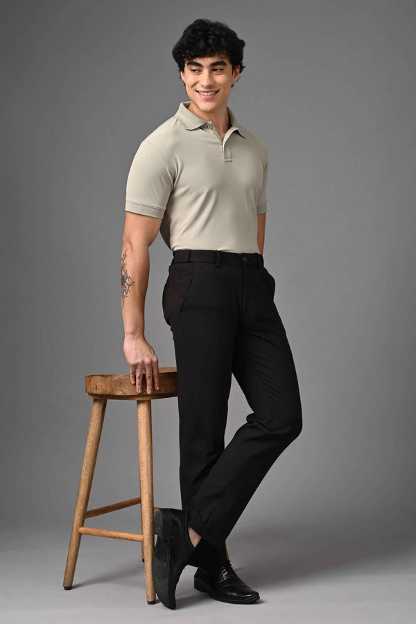 Omniwear-Straight Fit 4-Way Stretch - Dark Brown