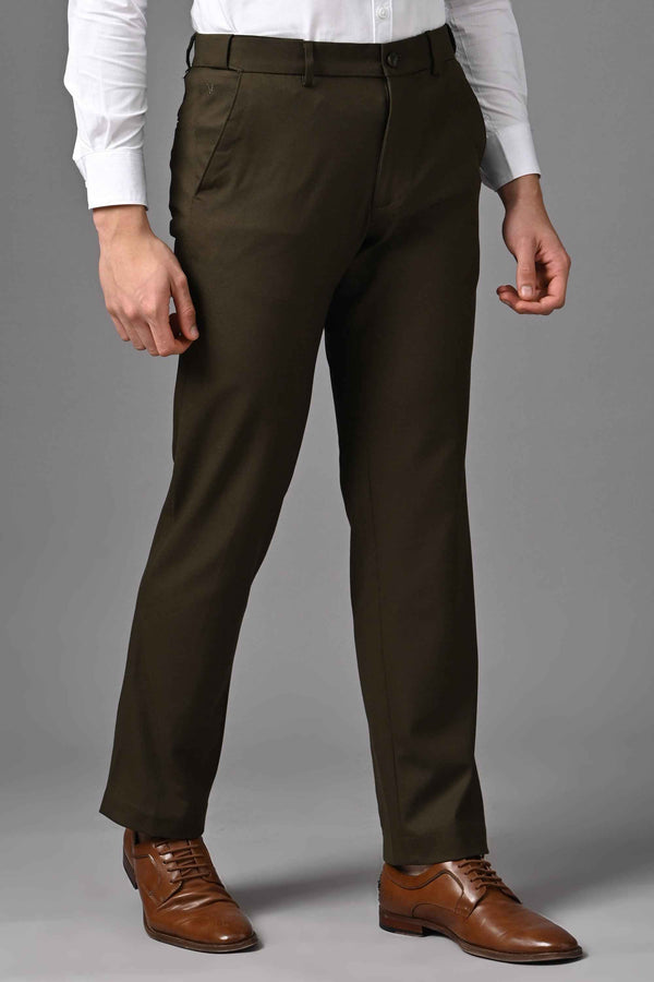 Omniwear-Straight Fit 4-Way Stretch - Olive Brown (image 2)