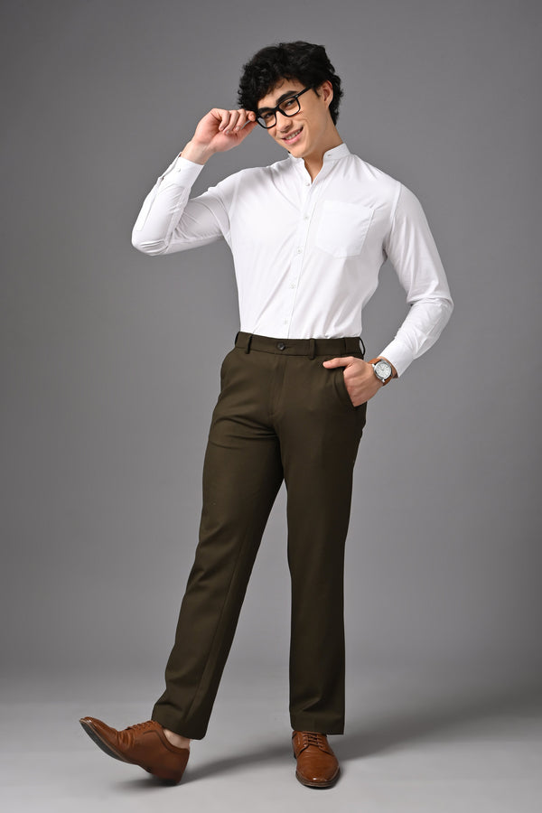 Omniwear-Straight Fit 4-Way Stretch - Olive Brown (image 6)