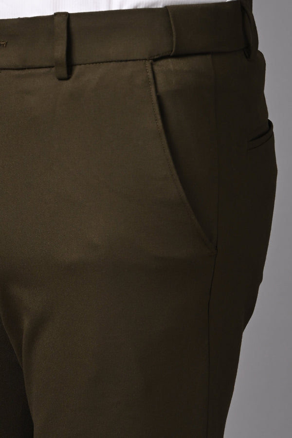 Omniwear-Straight Fit 4-Way Stretch - Olive Brown (image 5)