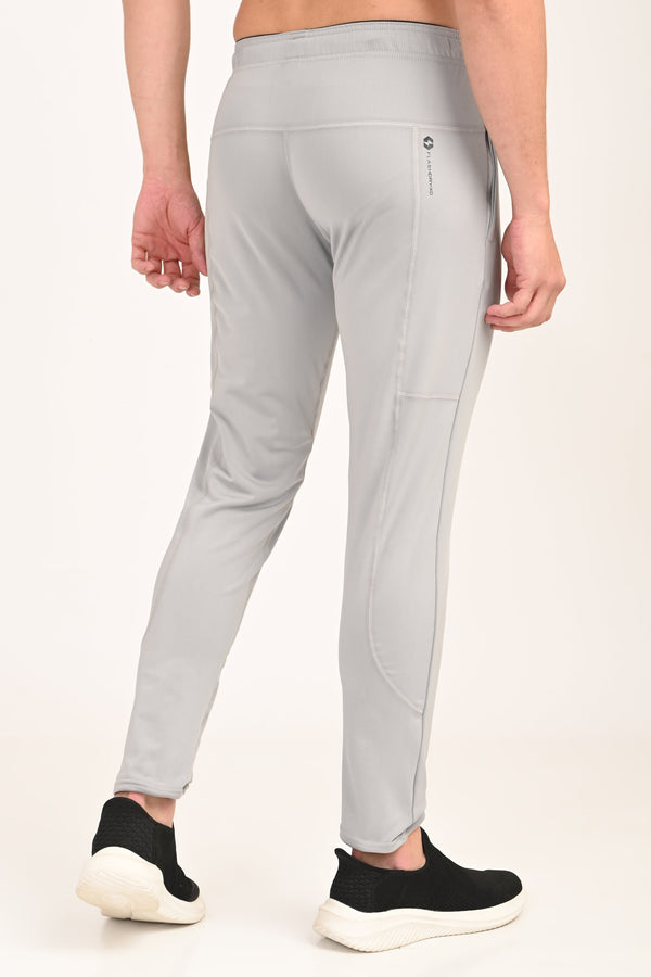 Active Stretch Track Pants - Light Grey (image 2)