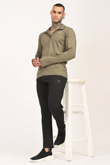 IVYN Performance Training T-Shirt in Olive Green