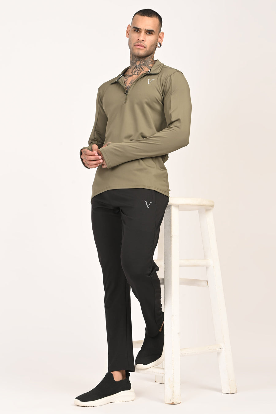 IVYN Performance Training T-Shirt in Olive Green