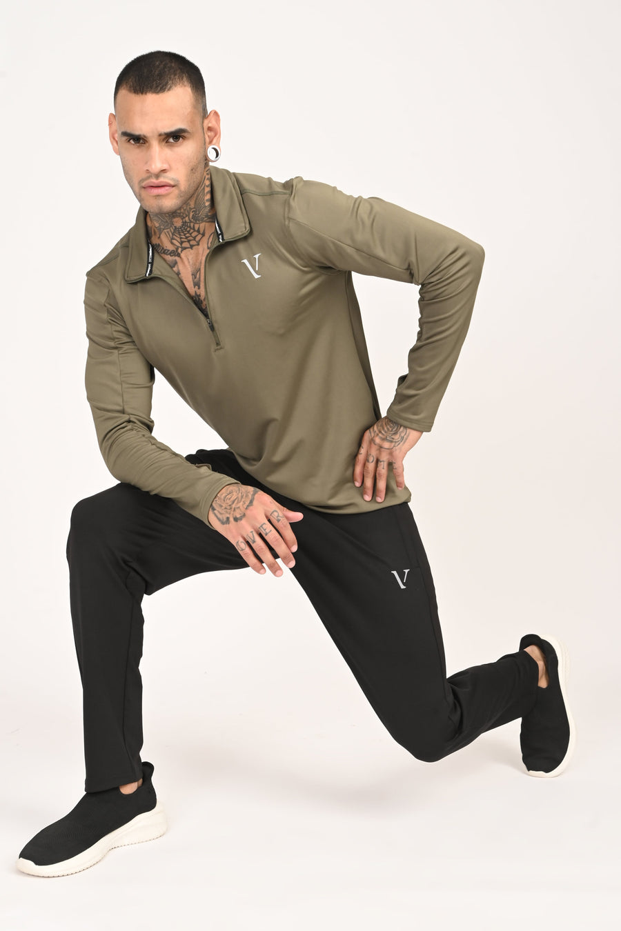 IVYN Performance Training T-Shirt in Olive Green