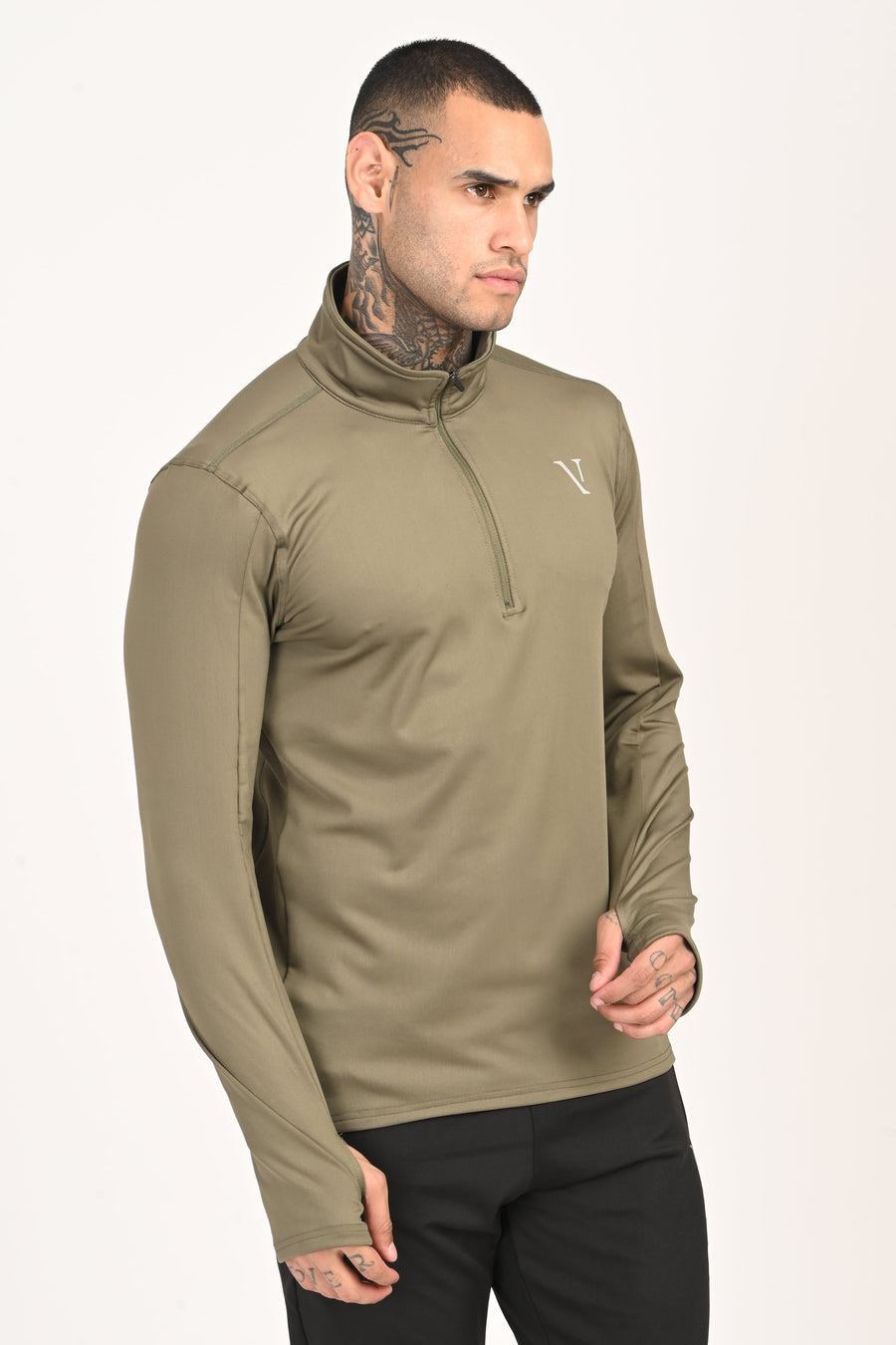 IVYN Performance Training T-Shirt in Olive Green
