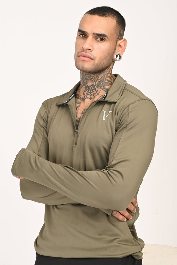 Performance Training T-Shirt - Olive Green (image 3)