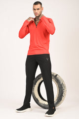 IVYN Performance Training T-Shirt in Coral Red