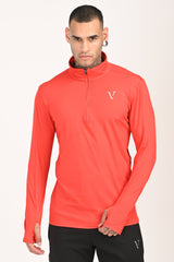 IVYN Performance Training T-Shirt in Coral Red