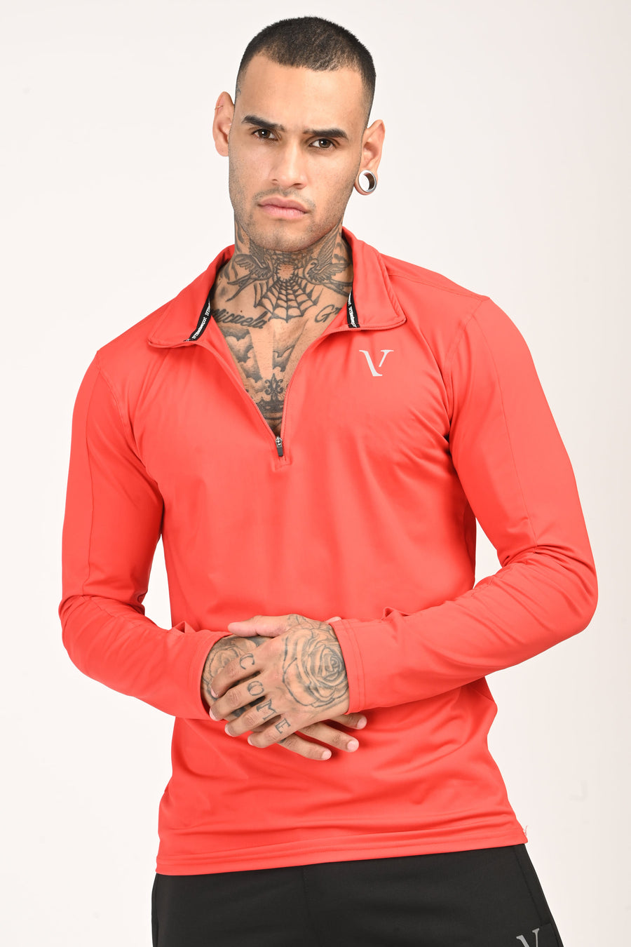 IVYN Performance Training T-Shirt in Coral Red