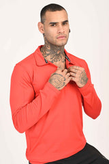 Performance Training T-Shirt – Coral Red