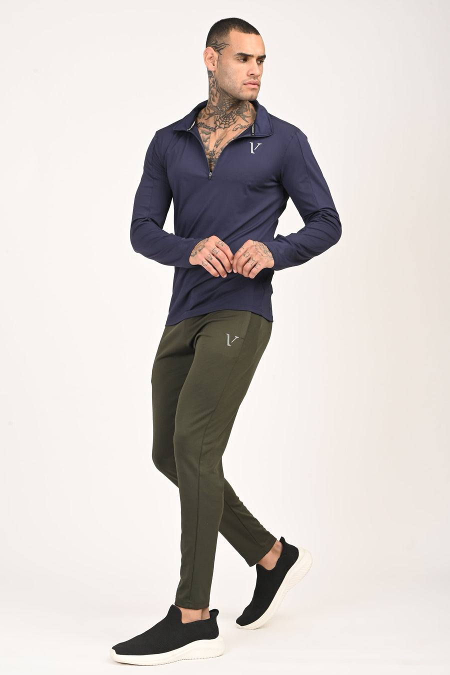 IVYN Performance Training T-Shirt in Navy Blue