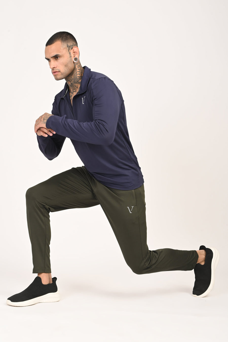 IVYN Performance Training T-Shirt in Navy Blue