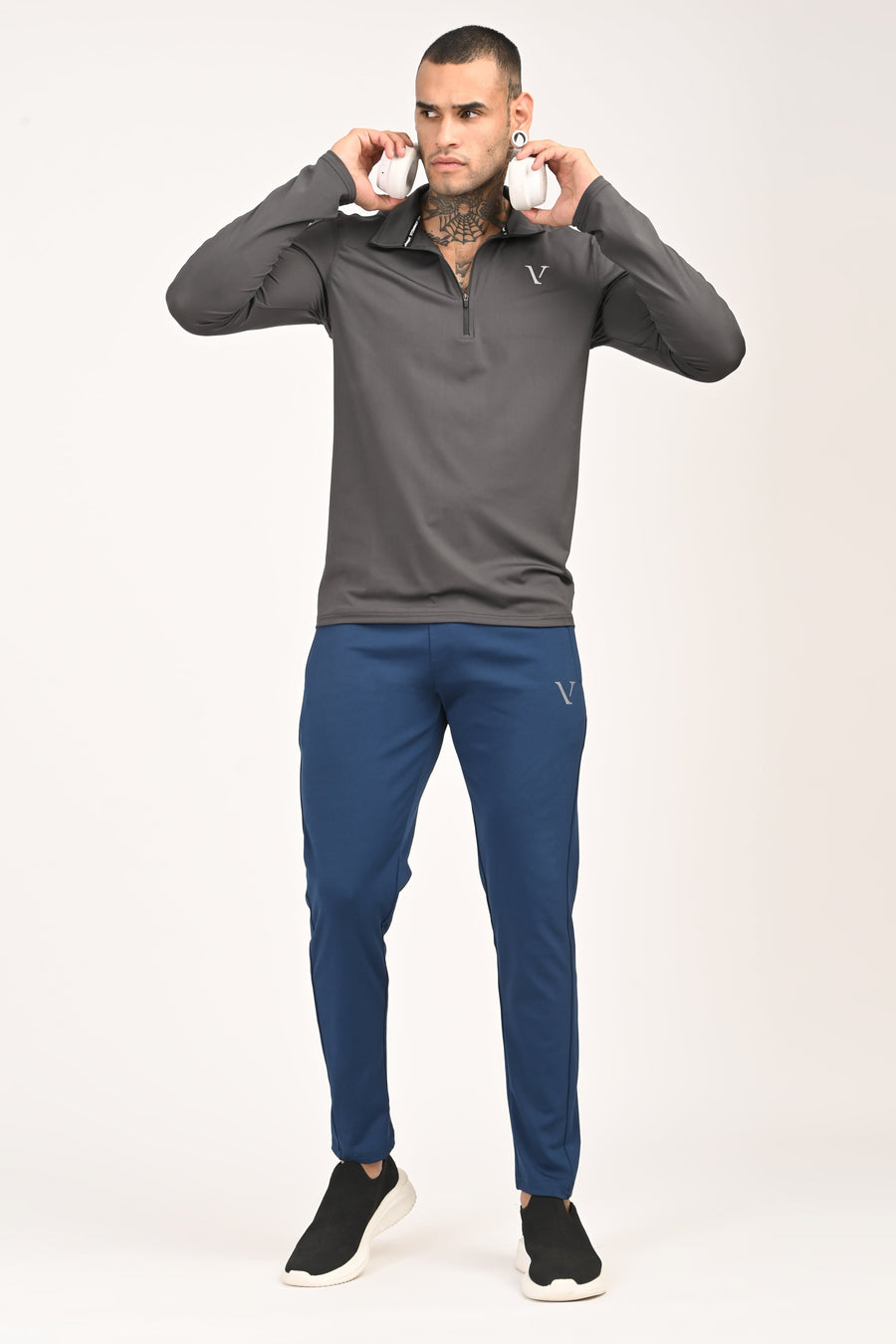 IVYN Performance Training T-Shirt in Charcoal Grey