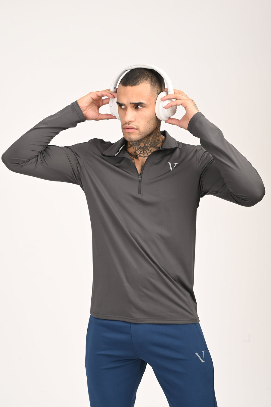 IVYN Performance Training T-Shirt in Charcoal Grey