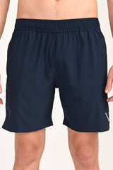 IVYN IVYN Performance Training Shorts back view in Navy Blue