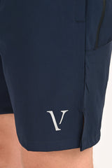 IVYN IVYN Performance Training Shorts in Navy Blue