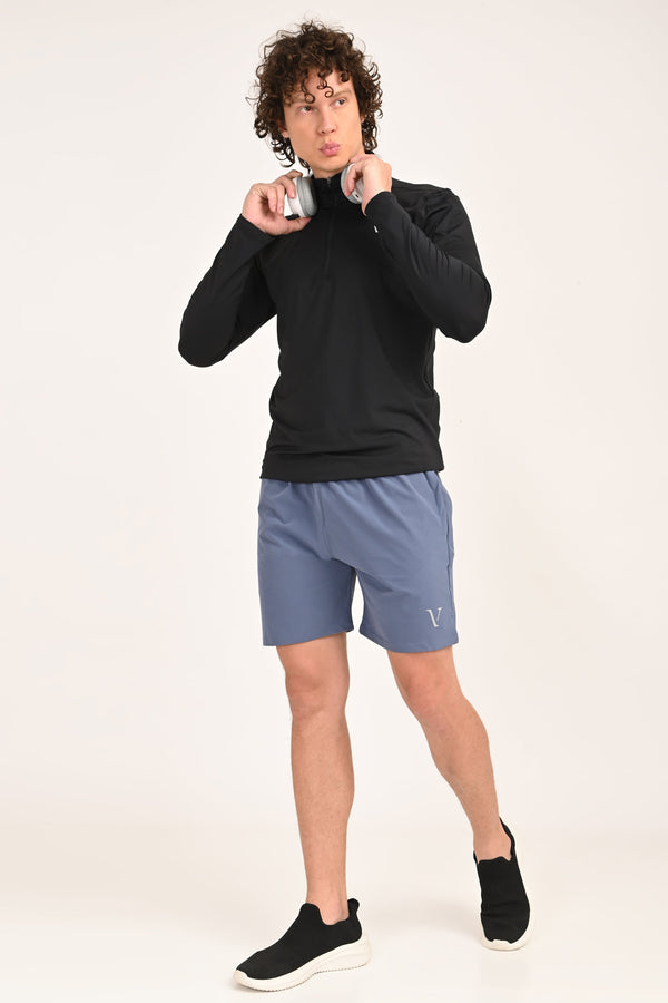 IVYN Performance Training Shorts – Activewear - Steel Blue