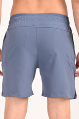 IVYN IVYN Performance Training Shorts detail view in Steel Blue