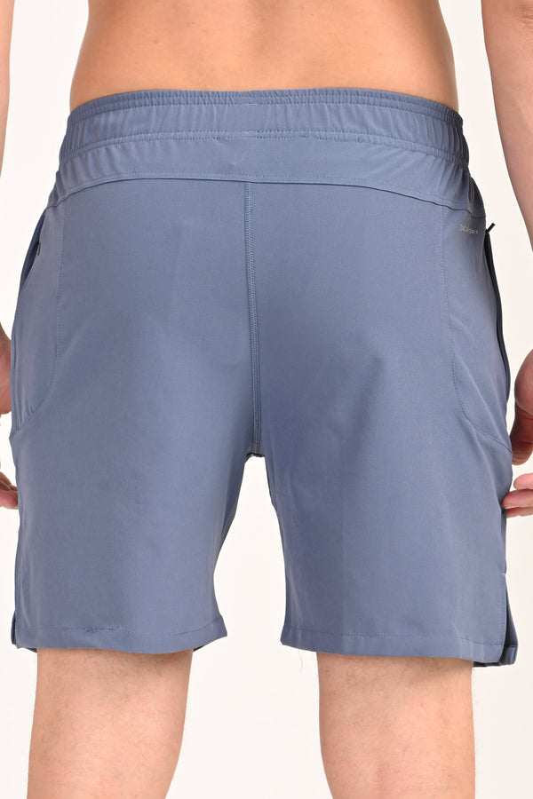 IVYN Performance Training Shorts – Activewear - Steel Blue (image 2)
