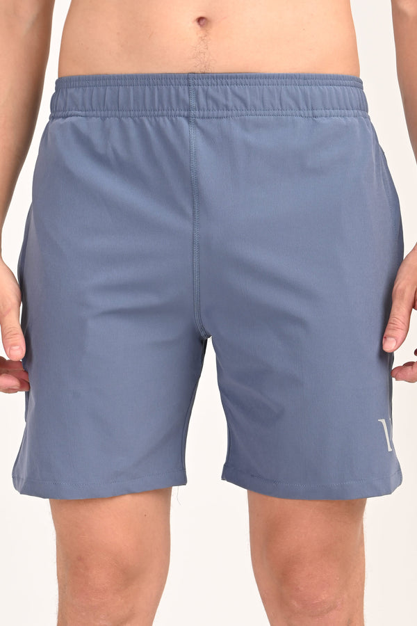 IVYN Performance Training Shorts – Activewear - Steel Blue (image 4)