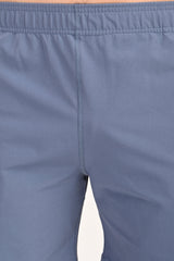 IVYN IVYN Performance Training Shorts in Steel Blue