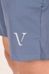 IVYN IVYN Performance Training Shorts in Steel Blue