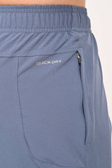IVYN IVYN Performance Training Shorts in Steel Blue