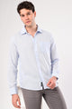 Premium Cotton Linen Shirts Sky Mist