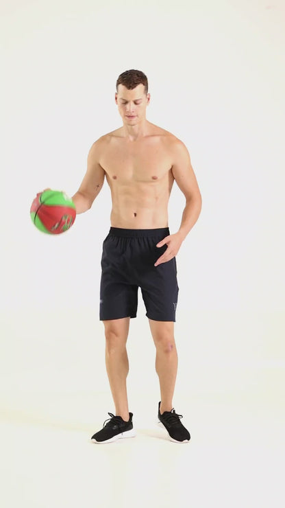 Men’s Navy Dual-Layer Performance Shorts – 4-Way Stretch Jersey