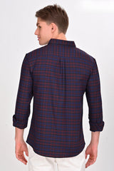 Remi Blue & Red Checked Shirt - IVYN