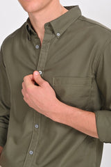 Martin Garner Olive Green Shirt - IVYN