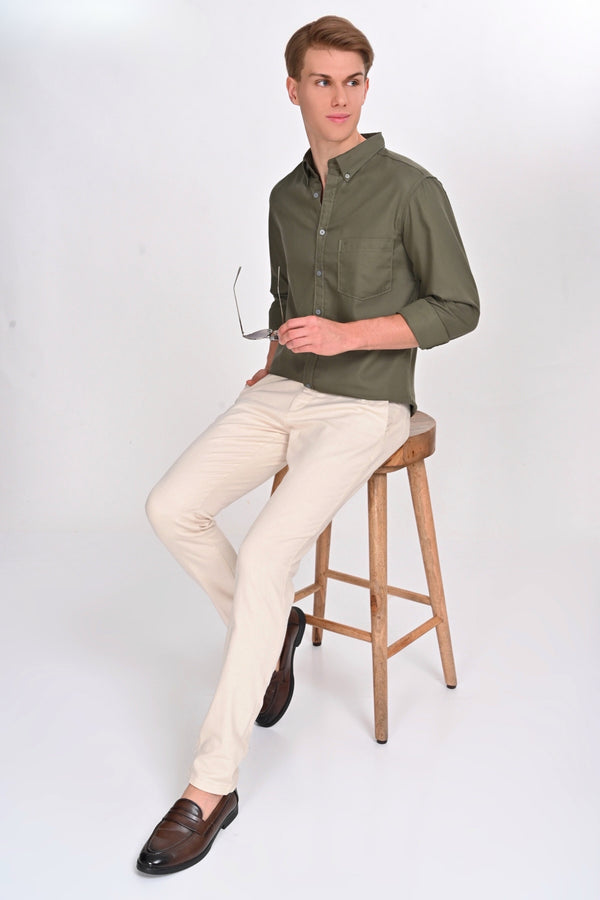 Martin Garner Olive Green Shirt (image 6)