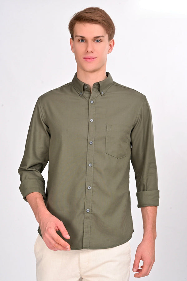 Martin Garner Olive Green Shirt