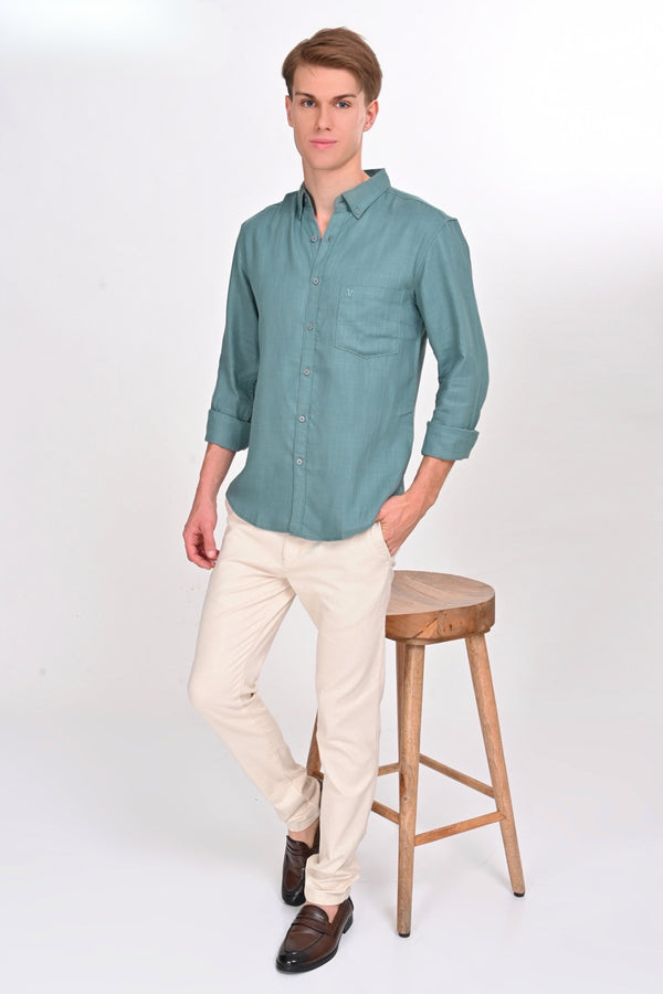 IVYN Jovan Atlantic Green Shirt (image 1)