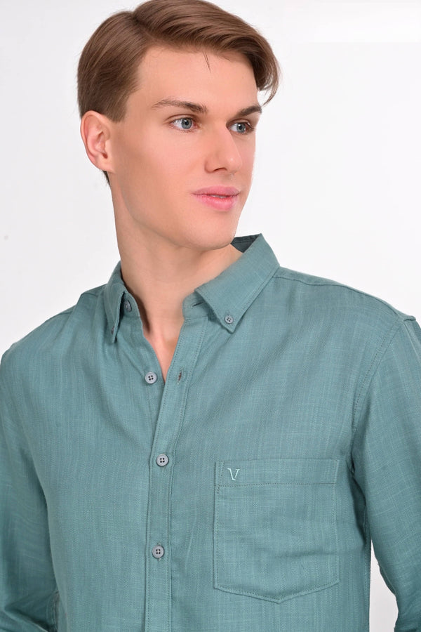 IVYN Jovan Atlantic Green Shirt — alternate view