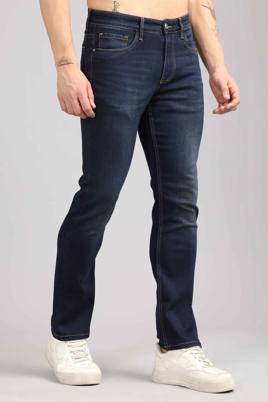 Straight Fit Jeans – Midnight Indigo