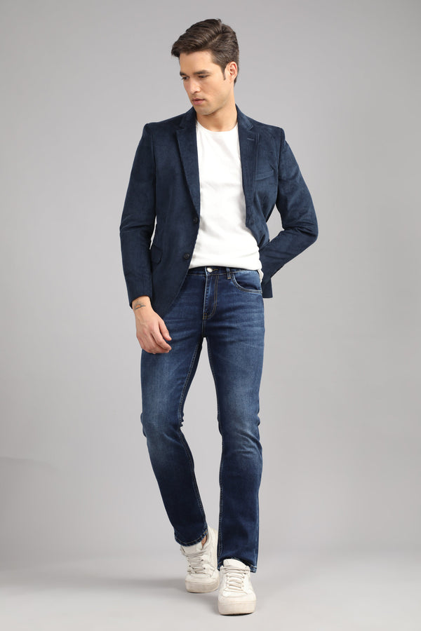 Straight Fit Jeans - Classic Blue