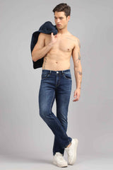 Straight Fit Jeans – Deep Navy Blue