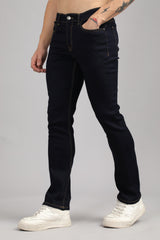 IVYN Straight Fit Jeans front view in Ink Blue