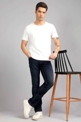 Straight Fit Jeans – Deep Navy Blue
