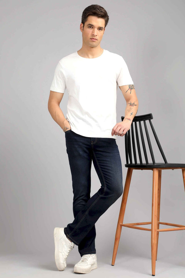 Straight Fit Jeans – Deep Navy Blue