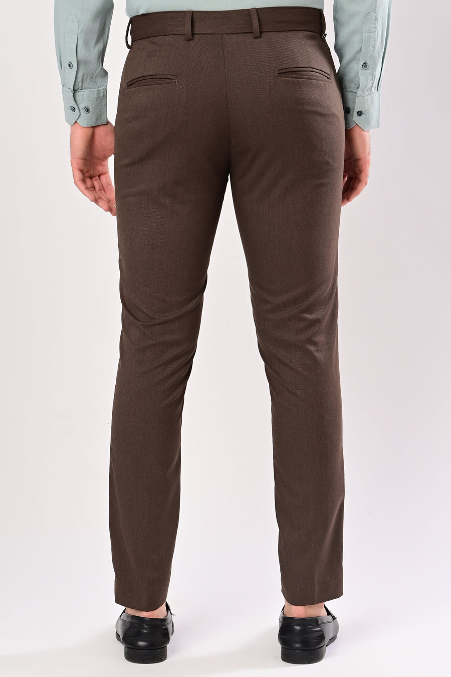 IVYN Upgraded Dobby Trouser in Espresso Brown