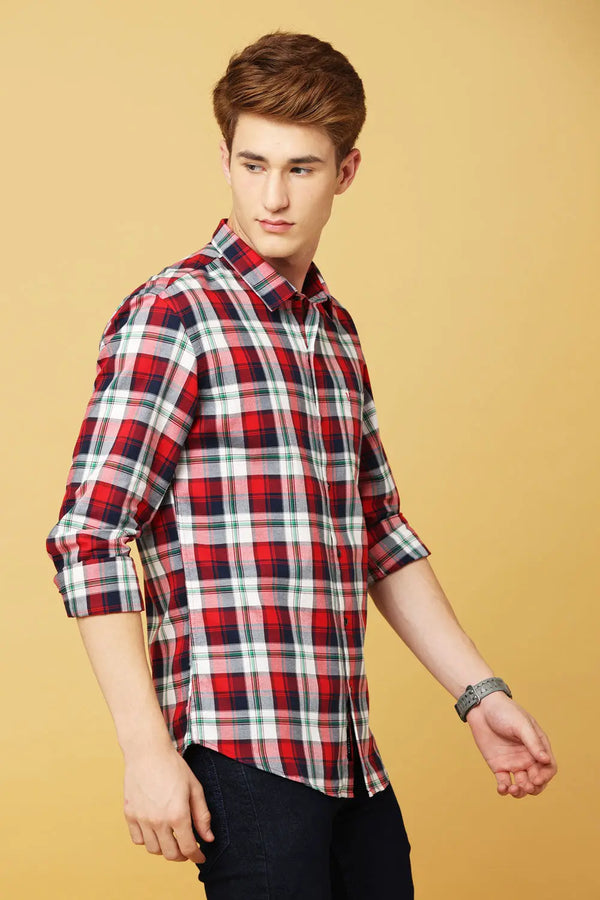 Black and Red Checked Shirt for Stylish Everyday Wear — view 5